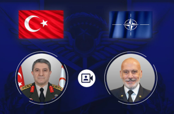 Bayraktaroğlu ilə NATO-nun admiralı təhlükəsizlik məsələlərini müzakirə ediblər - FOTO