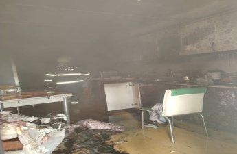 Şəkidə evdə partlayış olub, 2 nəfər xəsarət alıb - VİDEO