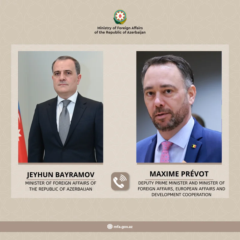 Джейхун Байрамов обсудил с главой МИД Бельгии процесс нормализации с Арменией