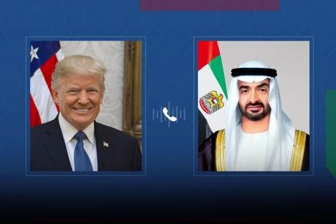 Президенты ОАЭ и США обсудили региональные события и безопасность на море на фоне войны с Ираном