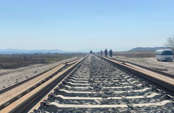 Ağdam-Xankəndi dəmir yolunun tikintisi davam etdirilir - VİDEO
