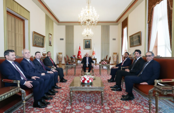 Ankarada Yaxın Şərqdəki vəziyyət müzakirə olunub - FOTO