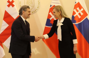Gürcüstan Prezidenti və Slovakiyanın Baş nazirinin müavini sahəvi əməkdaşlığı müzakirə ediblər
