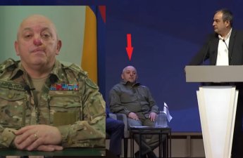 Ağdərədə sərxoş olub panika yaradam erməni hərbçi Samvel Karapetyanın partiyasının rəmzinə çevrildi...-FOTO