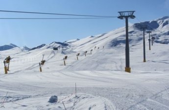 Высота снежного покрова на Шахдаге составляет 1 м 24 см