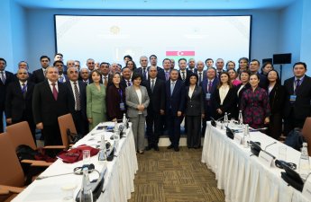 BDU rektoru Qazaxıstanda forumda iştirak edib - FOTOLAR