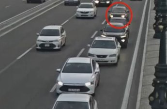 Bakıda zəncirvari qəza oldu