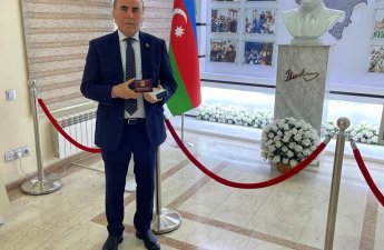 QHT sədri medal ilə təltif edildi