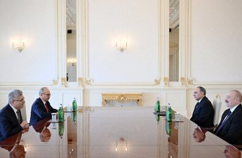 İlham Əliyev Türkiyə Ali Məhkəməsinin Baş prokurorunu qəbul etdi - FOTO