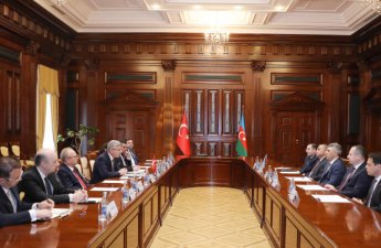 Ali Məhkəmədə Muhsin Şentürkün rəhbərlik etdiyi nümayəndə heyəti ilə görüş keçirildi - FOTO