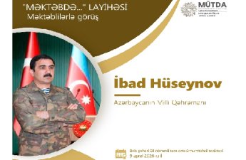 Milli Qəhrəman şagirdlərlə görüşəcək