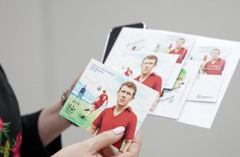 Anatoli Banişevskinin yubiley poçt markaları dövriyyəyə buraxıldı - FOTO