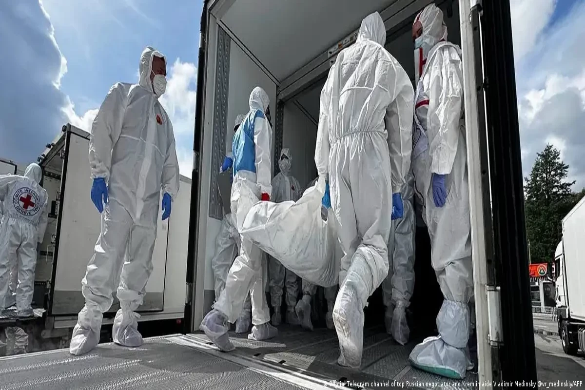 Россия передала Украине тела 1000 военнослужащих