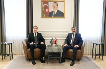 Daxili işlər naziri Vilayət Eyvazov türkiyəli həmkarı ilə görüşdü - FOTOLAR