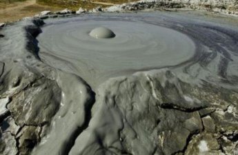 Abşeronda palçıq vulkanında püskürmə baş verib - FOTO