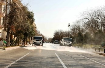 Bakıda 550 küçə yuyuldu - FOTO