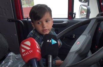 “İlham baba mənə “KamAZ” göndərdi” - VİDEO
