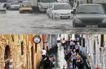 Masazır, yoxsa Venesiya? – Paytaxtda yağışın fəsadları 5 gündür aradan qaldırılmır – VİDEO