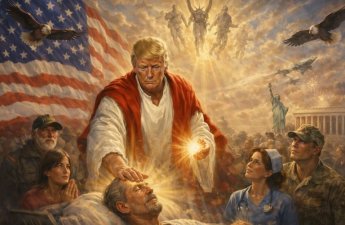 Tramp İsa obrazlı fotosunu sildi