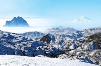 Почти метр снега выпал в высокогорье Нахчывана