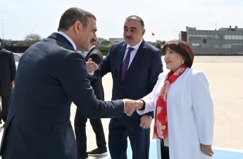 Сахиба Гафарова прибыла с визитом в Турцию-ФОТО