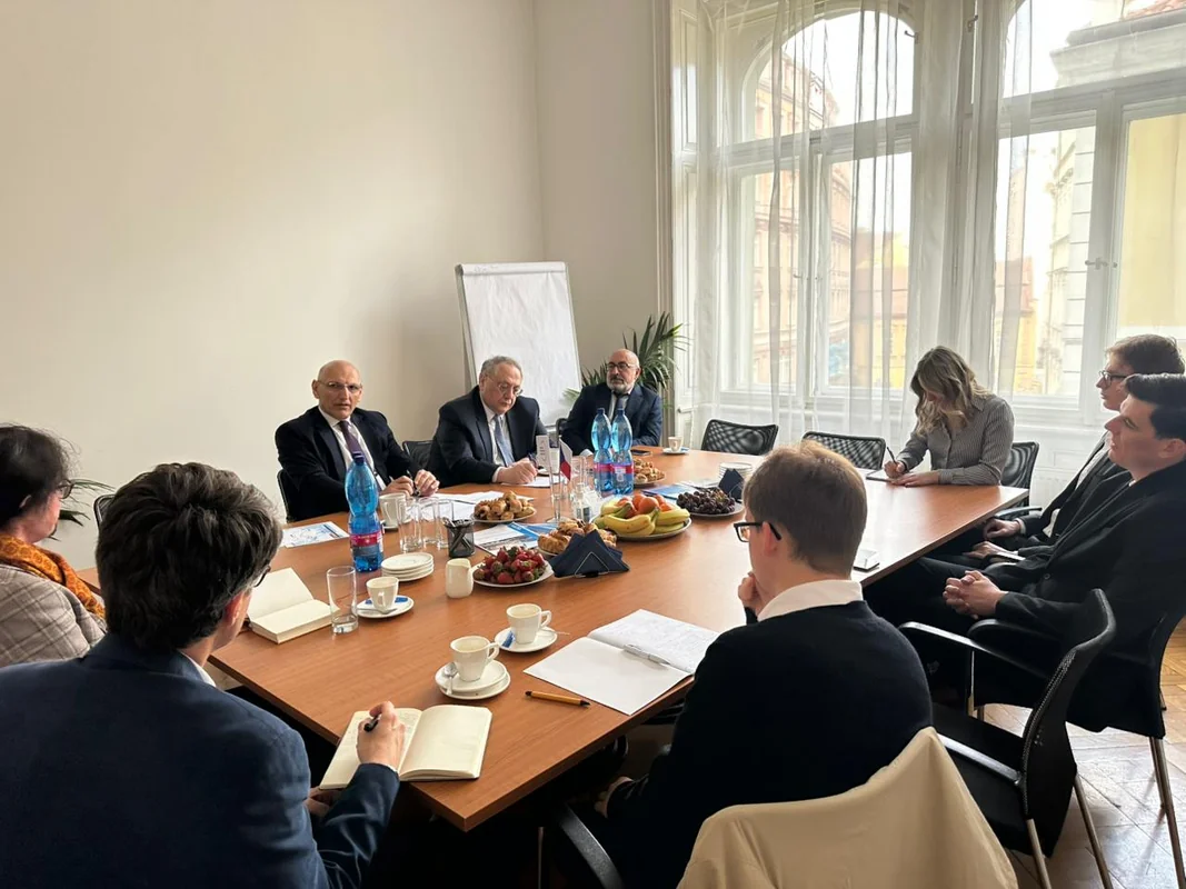 Elçin Əmirbəyov Çexiyada bir sıra görüşlər keçirib - FOTO