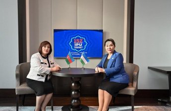 Sahibə Qafarova Özbəkistan Ali Məclisi Senatının sədri ilə görüşüb - FOTO