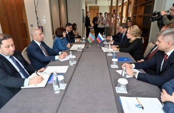 Sahibə Qafarova Matviyenko ilə Azərbaycan-Rusiya əlaqələrinin möhkəmləndirilməsini müzakirə edib
