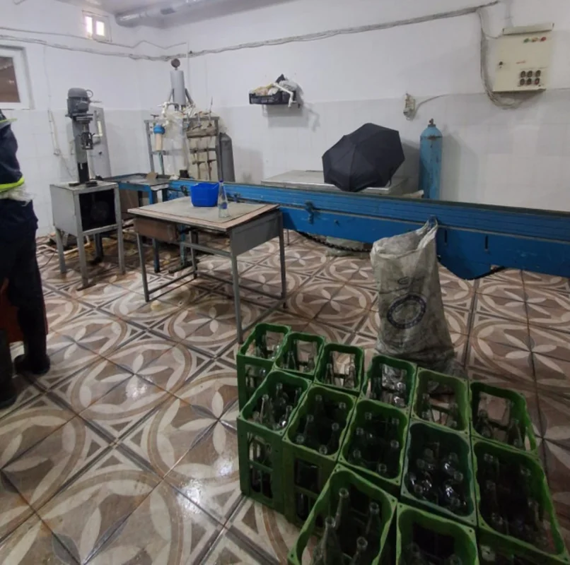 Alkoqolsuz içkilərin emalı sexində YOXLAMA: İstehsal dayandırıldı