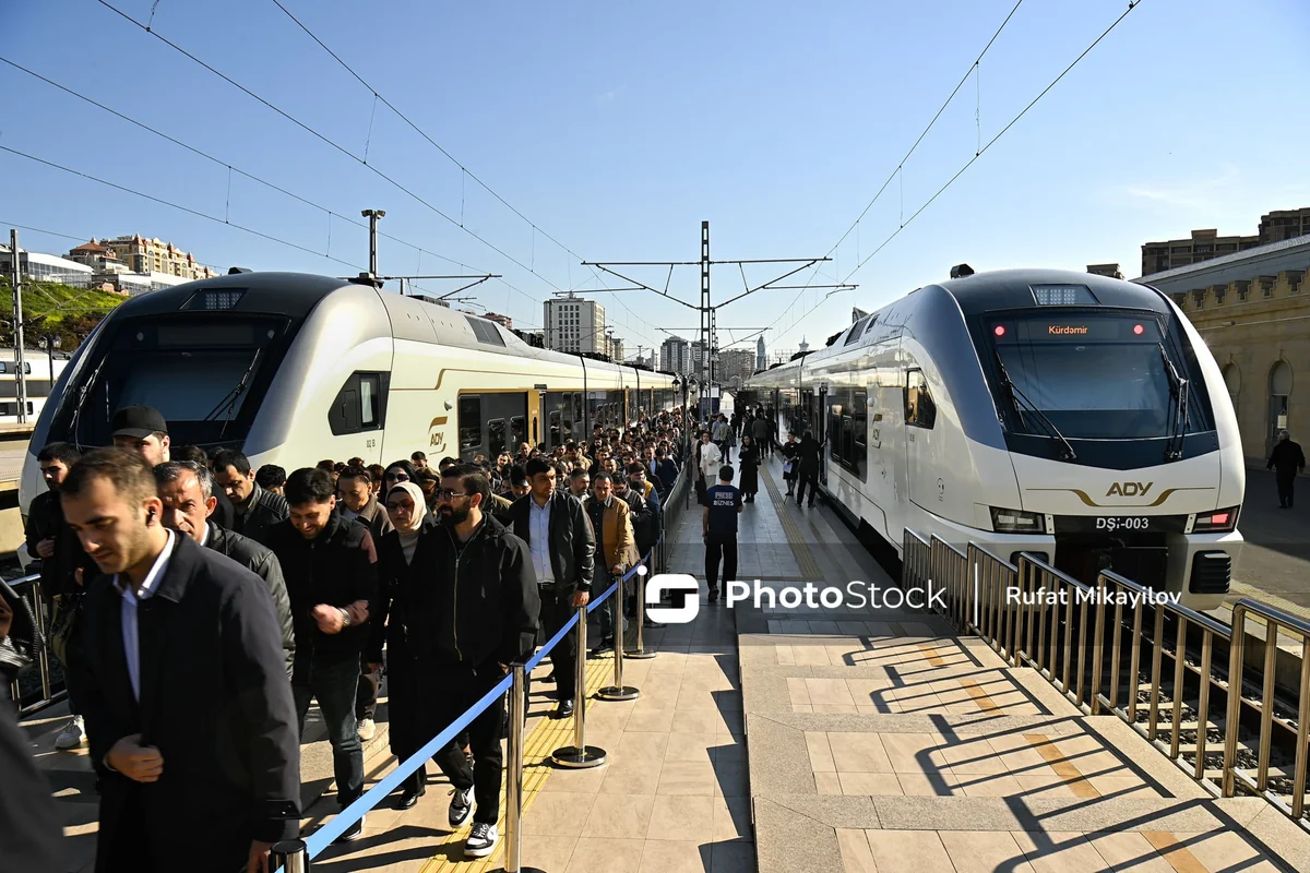 Из Баку в Кюрдамир отправился символический поезд