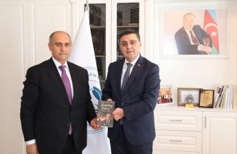 BSU-da Birləşmiş Millətlər Təşkilatının sülh elçisi ilə görüş keçirildi - FOTOLAR