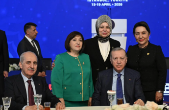 Ərdoğan Parlamentlərarası İttifaqın 152-ci Assambleyasının iclasında iştirak edən parlament sədrləri ilə görüşüb