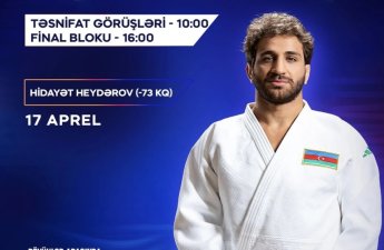 Hidayət Heydərov Avropa çempionatında gümüş medal qazanıb