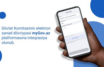 Dövlət Komitəsinin elektron sənəd dövriyyəsi myGov platformasına inteqrasiya olunub