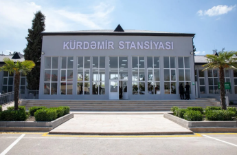 Kürdəmir dəmiryol stansiyası istifadəyə verilib