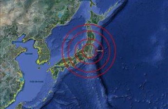 В Японии произошло землетрясение магнитудой 4,9