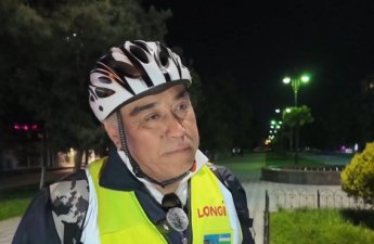 Özbəkistandan Məkkəyə velosipedlə gedir - VİDEO