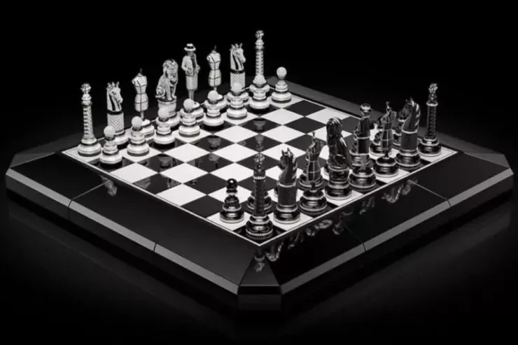 Brilyantlarla gediş: 4 milyon dollarlıq şahmat