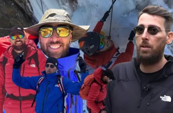 “Dolu fırtınası oldu, duman gəldi, insan özünü buz çatlarının üzərində tapa bilərdi” - alpinist qarşılaşdığı təhlükədən danışdı-FOTO+ÖZƏL