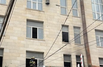 Bakıda şadlıq sarayında yanğın olub