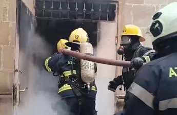 В Баку произошел пожар в интернате для детей с ОВЗ-ВИДЕО