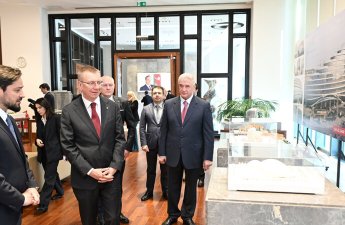 Президент Латвии посетил 