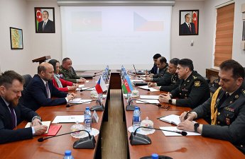 Azərbaycan və Çexiya Müdafiə nazirlikləri arasında hərbi əməkdaşlıq planı imzalandı - FOTO
