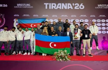 Sərbəst güləş millimiz 6-cı dəfə Avropa çempionu oldu
