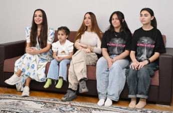 Leyla və Arzu Əliyevalar Şəkidə uşaq evi sosial xidmət müəssisəsində - FOTOLAR