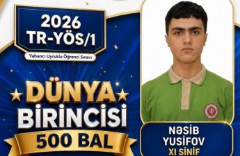 Azərbaycanlı şagird dünya birincisi oldu