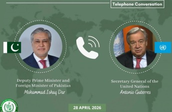 BMT-nin baş katibi Yaxın Şərqdəki vəziyyətə görə Pakistanın XİN başçısına zəng vurub