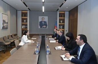 Ceyhun Bayramov Uruqvayın xarici işlər nazirinin müavini ilə görüşüb - FOTO