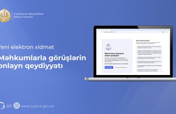 Məhkumlarla görüşlər artıq onlayn qeydiyyatla aparılacaq - Nazirlikdən yenilik