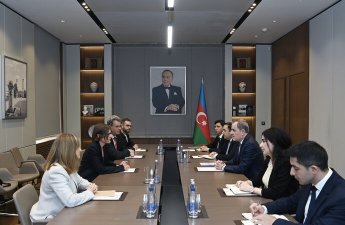 Ceyhun Bayramov Beynəlxalq Qırmızı Xaç Komitəsinin prezidenti ilə görüşdü - FOTO